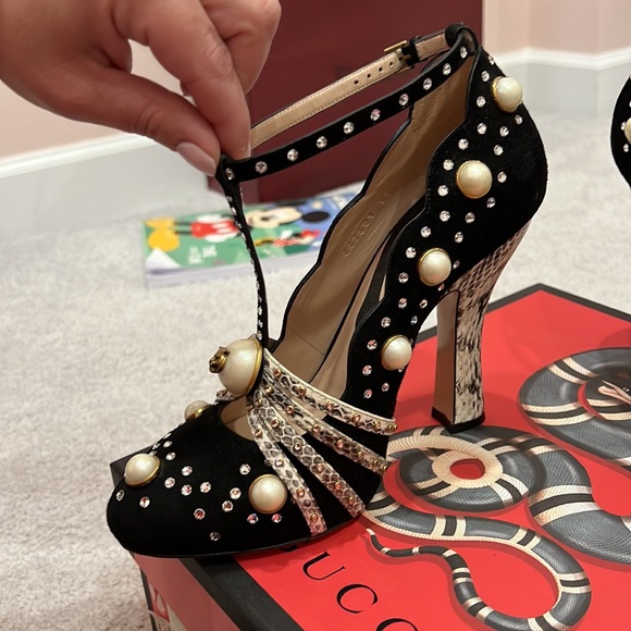 2016 Gucci Rad Lux platform Mary Janes - Picture 7 of 16